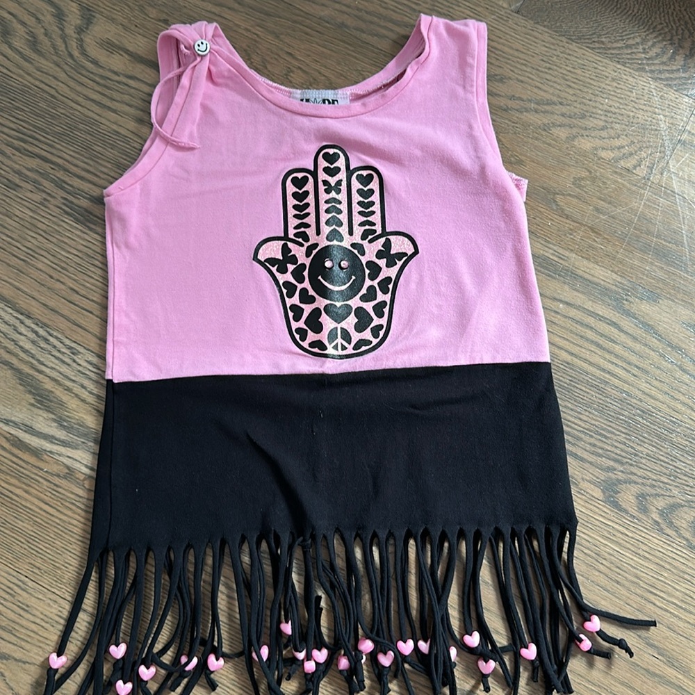 Hope Jeans Hamsa Fringe Tank